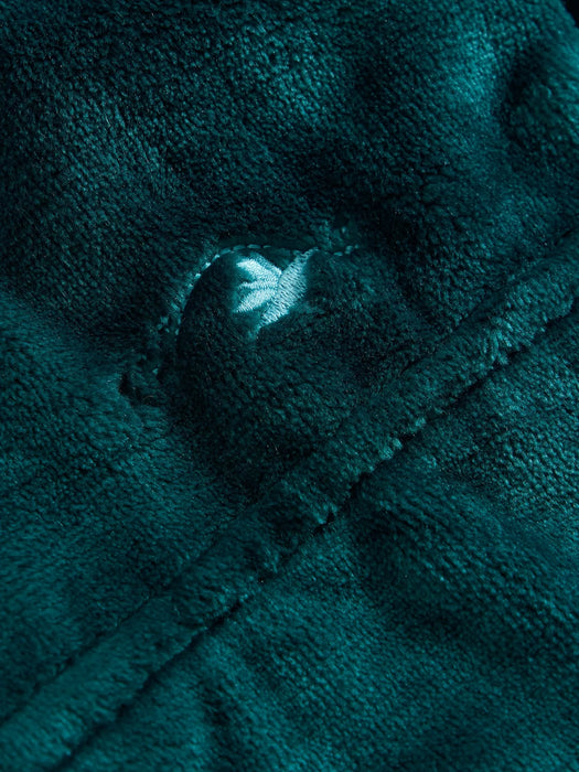 White Stuff Women's Clover Cosy Dressing Gown In Mid Teal