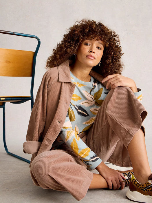 White Stuff Women's Eden Cord Jacket In Light Natural