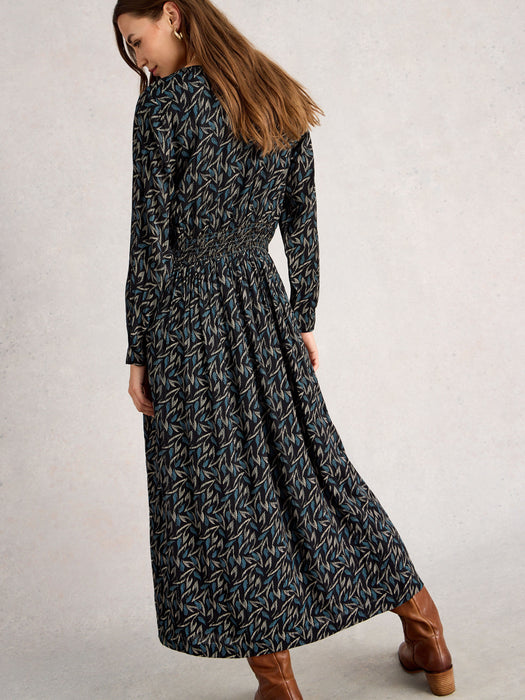 White Stuff Women's Edie Metallic Dress In Black Multi