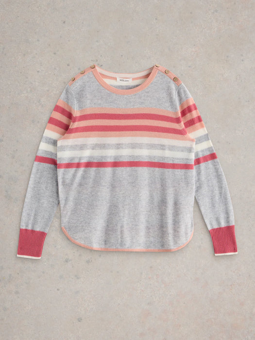 White Stuff Women's Emma Jumper In Grey Multi