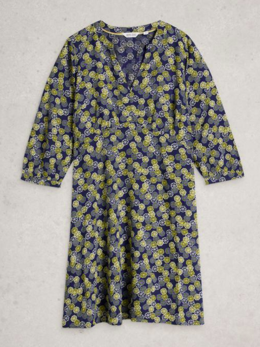 White Stuff Women's Frances Dress In Navy Multi