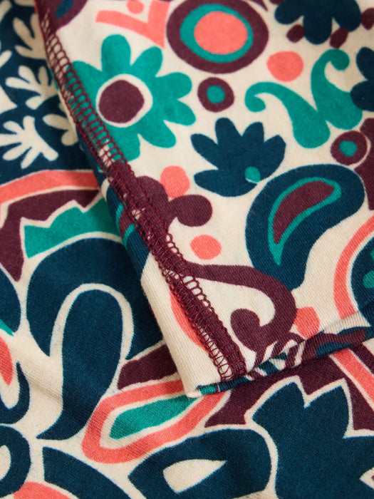 White Stuff Versatile Jersey Roll In Pink Multi