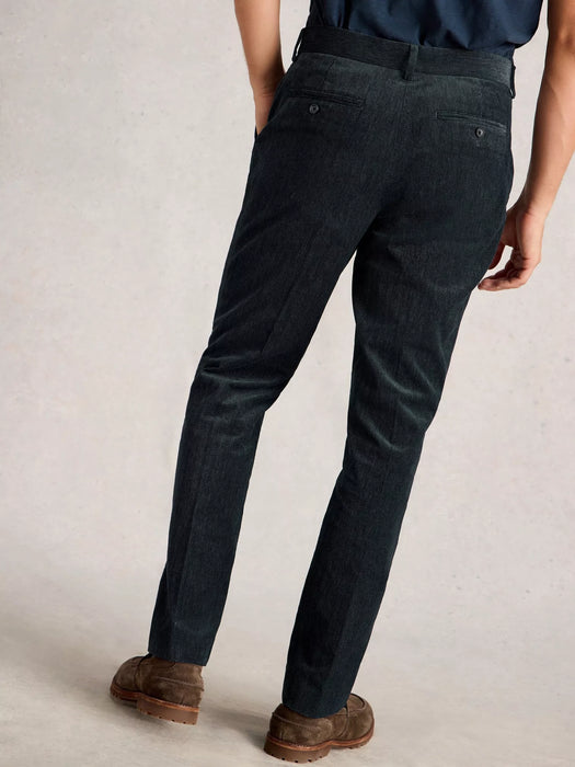 White Stuff Men's Herringbone Trouser In Charcoal Grey