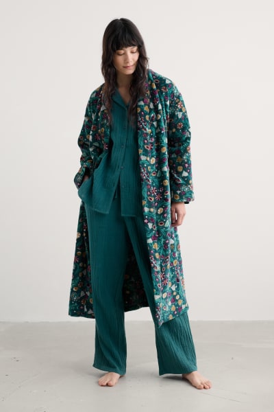 Seasalt Women's Hushing Gown In Illuminated Garden Dk Wreckage