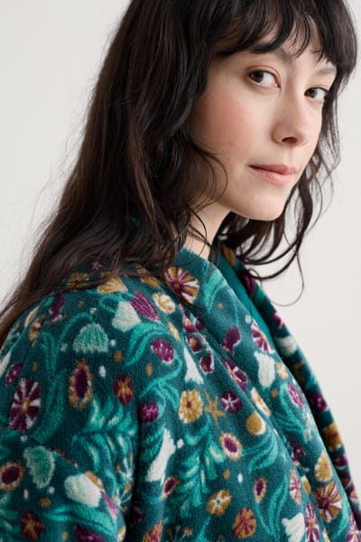 Seasalt Women's Hushing Gown In Illuminated Garden Dk Wreckage