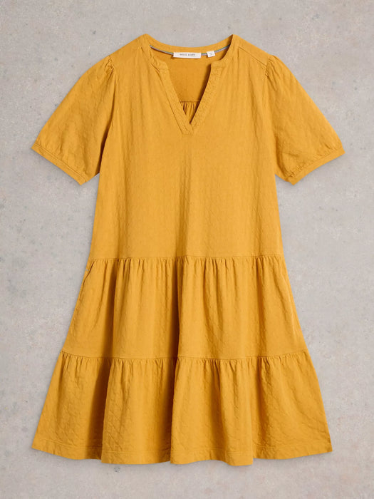 White Stuff Women's Clara Jersey Dress In Dark Yellow