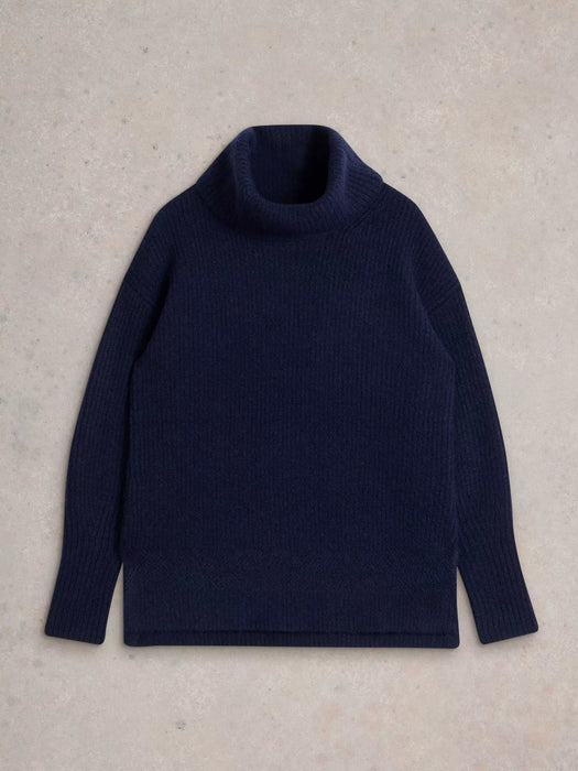 White Stuff Women's Lovely Rib Jumper In French Navy