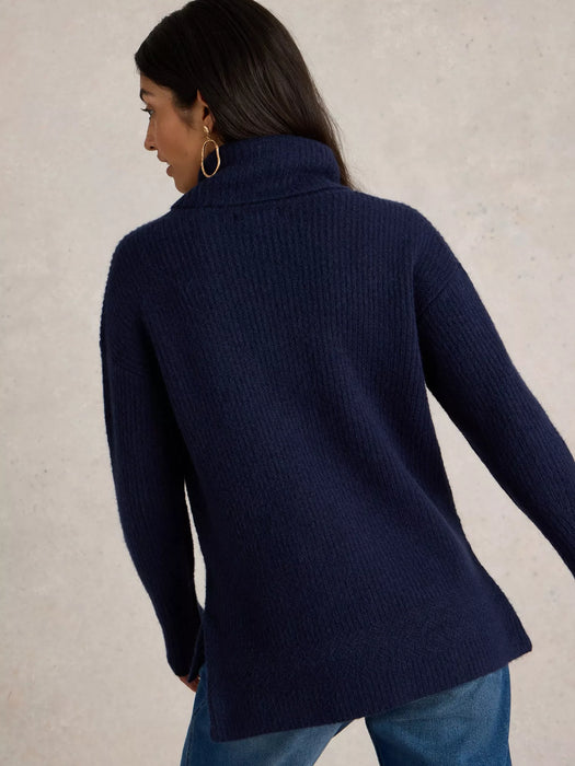 White Stuff Women's Lovely Rib Jumper In French Navy