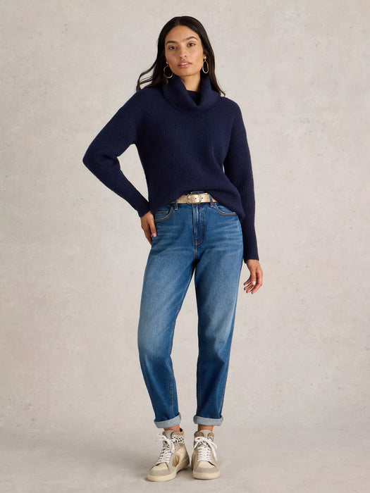 White Stuff Women's Lovely Rib Jumper In French Navy