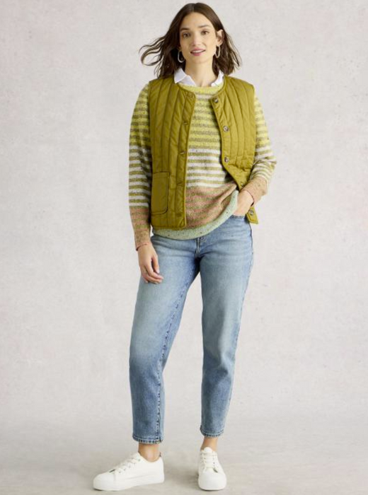 White Stuff Women's Talia Nep Jumper In Yellow Multi