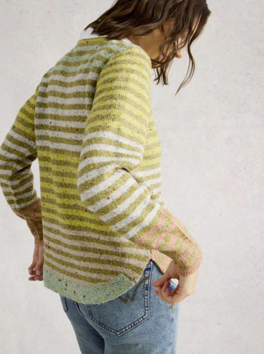 White Stuff Women's Talia Nep Jumper In Yellow Multi