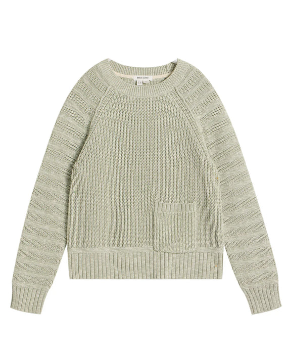 White Stuff Women's Cindy Cotton Jumper In Khaki Green