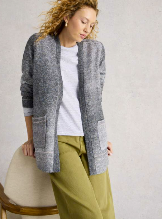 White Stuff Women's Lilbet Cardigan In Grey Multi