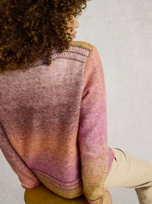 White Stuff Women's Lilbet Jumper In Brown Multi