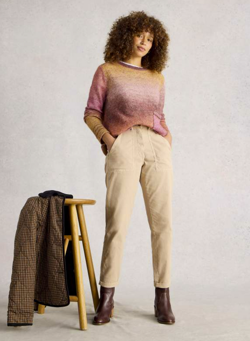 White Stuff Women's Lilbet Jumper In Brown Multi