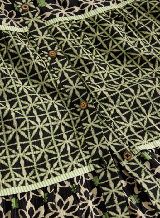 White Stuff Women's Mabel Mixed Print Regular Dress In Black Multi