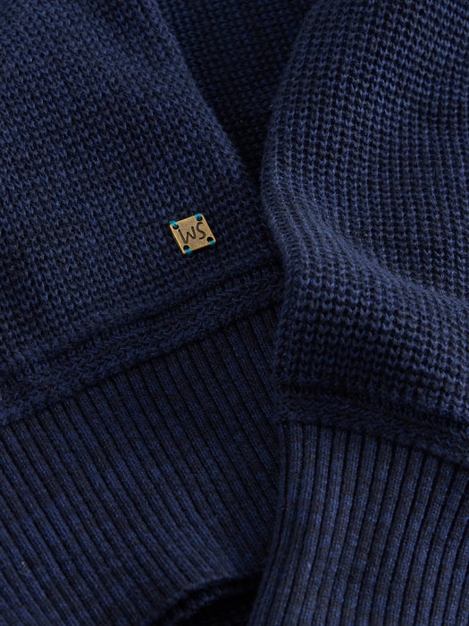 White Stuff Men's Attadale Funnel Neck Jumper In Dark Navy