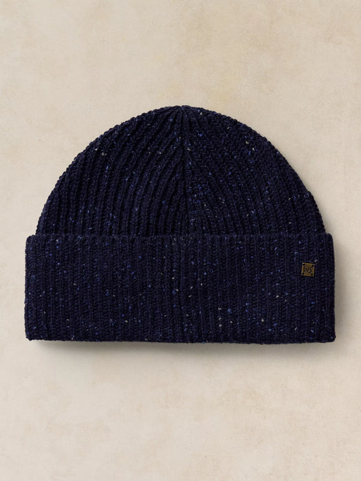 White Stuff Men's Nep Rib Fisherman's Beanie In Dark Navy