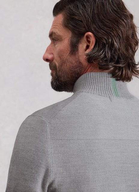 White Stuff Men's Newport Merino Jumper In Light Grey