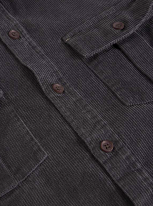 White Stuff Men's Griffin Cord Shirt In Dark Grey