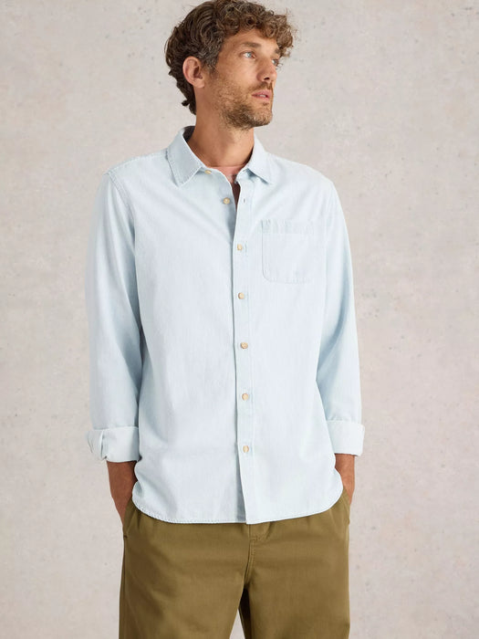 White Stuff Men's Fine Stripe Shirt In Blue Multi