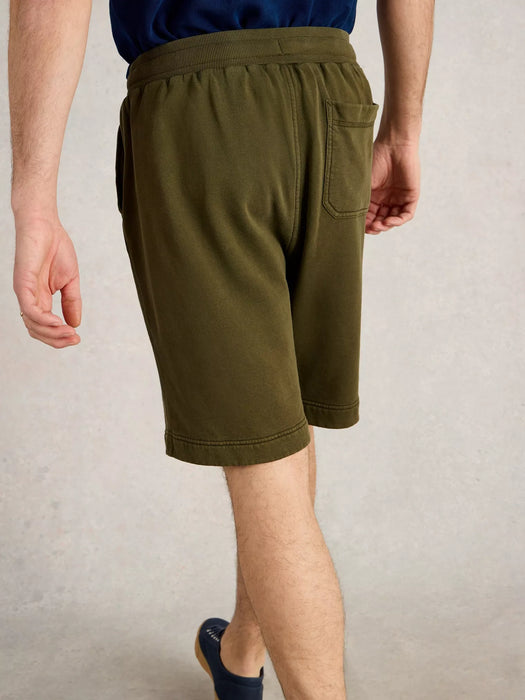 White Stuff Brampton Jersey Short In Khaki Green