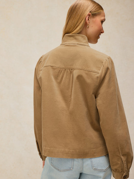 White Stuff Mila Cord Jacket In Light Green