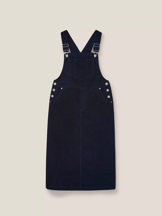 White Stuff Women's Emmie Organic Cord Pinafore In Dark Navy