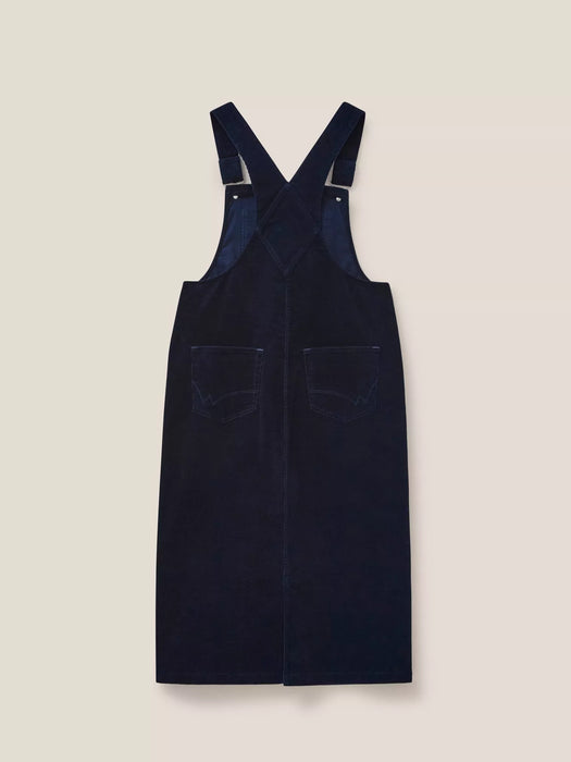 White Stuff Women's Emmie Organic Cord Pinafore In Dark Navy