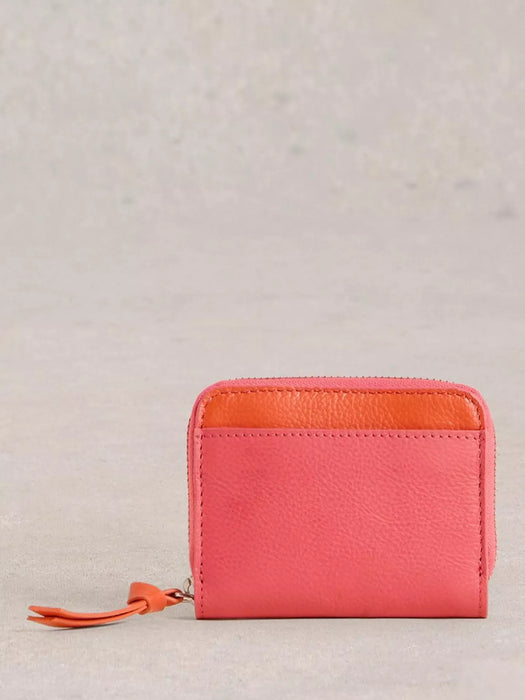 White Stuff Cerys Zip Purse In Pink Multi