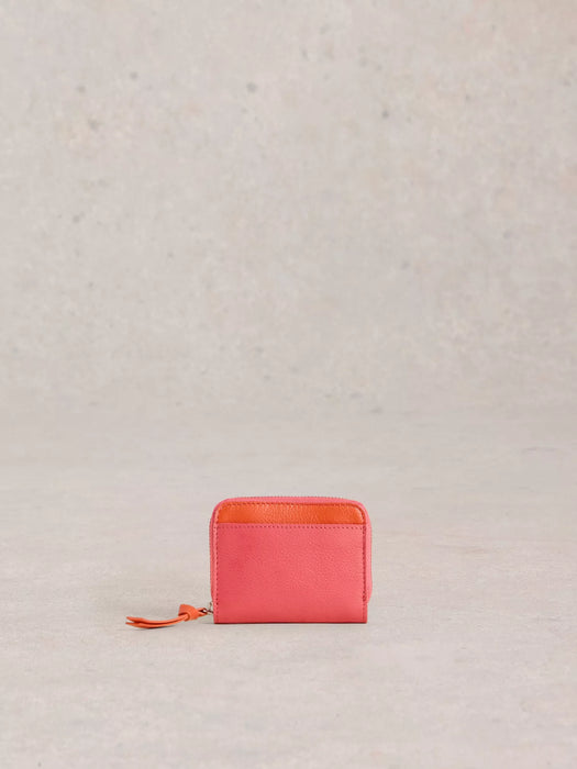 White Stuff Cerys Zip Purse In Pink Multi