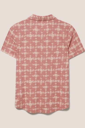 White Stuff Women's Penny Pocket Shirt - Pink Print