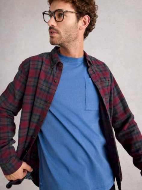 White Stuff Men's Blackwatch Check In Red Multi