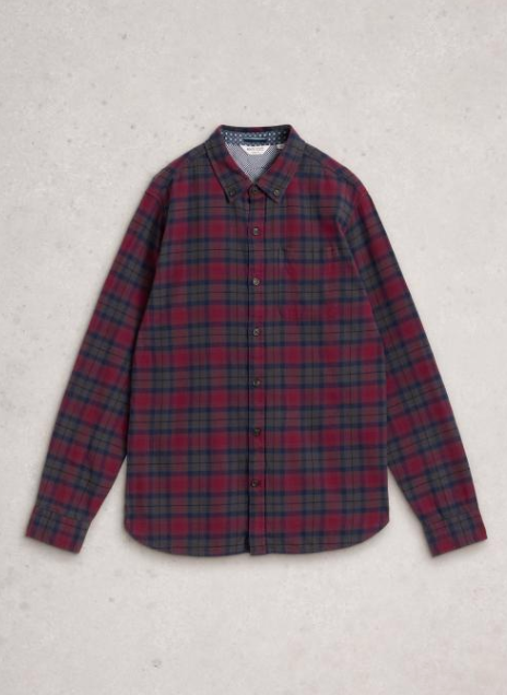 White Stuff Men's Blackwatch Check In Red Multi