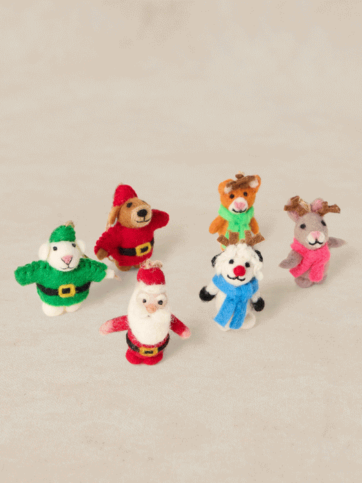 White Stuff Santa And Friends Egg Box