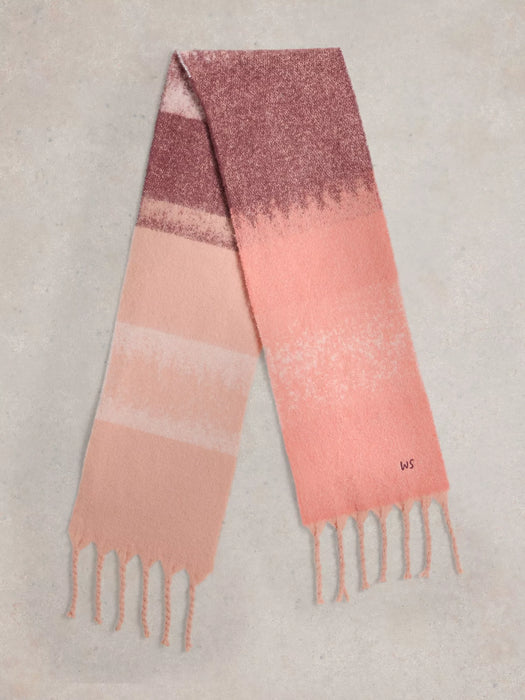 White Stuff Women's Shelly Skinny Scarf In Pink Multi