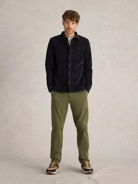 White Stuff Men's Griffin Cord Shirt In Dark Box