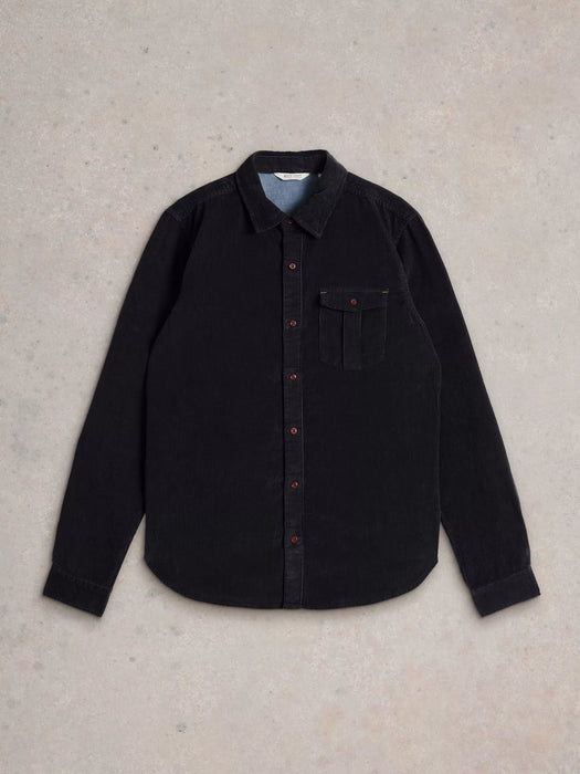 White Stuff Men's Griffin Cord Shirt In Dark Box