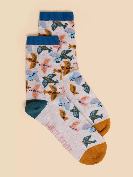 White Stuff Women's Flying Bird Ankle Sock