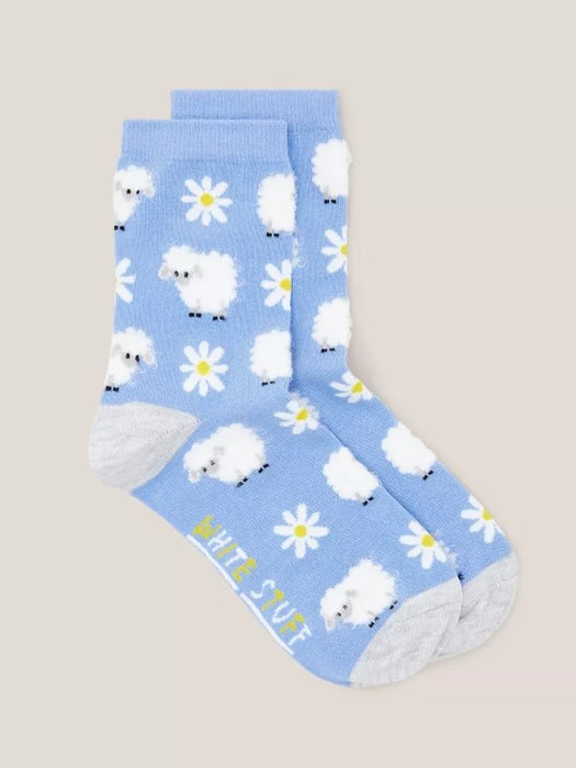 White Stuff Women's Fluffy Sheep Socks