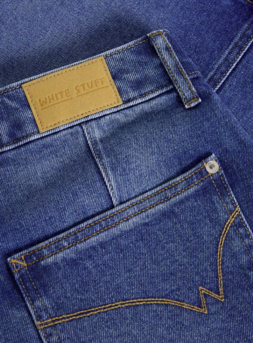 White Stuff Women's Tia Denim Skirt In Mid Denim