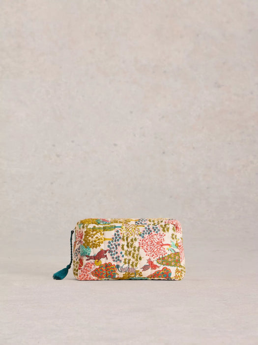 White Stuff Women's Printed Toiletry Bag In Natural Print