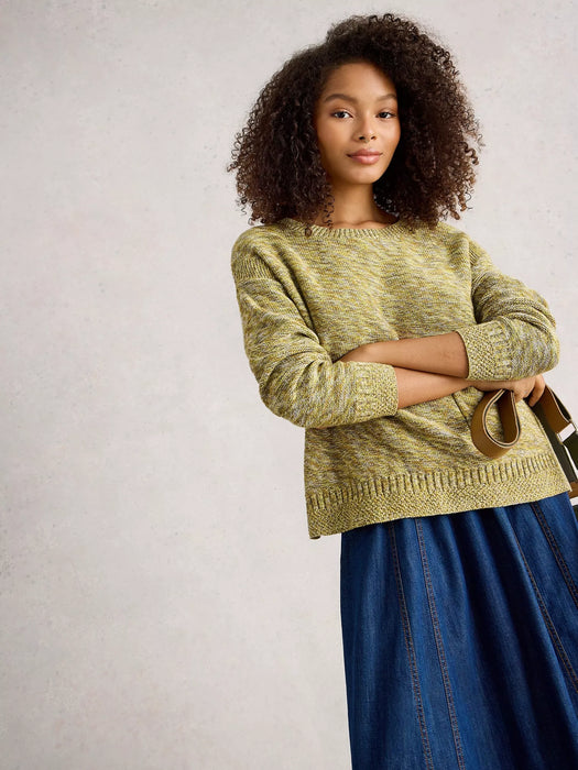 White Stuff Women's Victoria Jumper In Chartreuse Multi