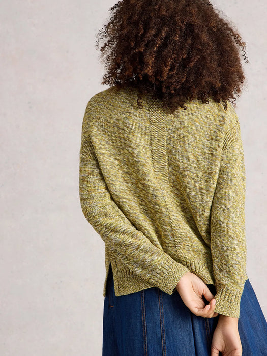 White Stuff Women's Victoria Jumper In Chartreuse Multi