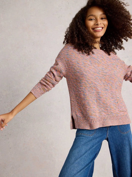 White Stuff Women's Victoria Jumper In Pink Multi