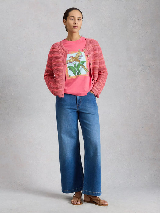 White Stuff Women's Belle Cardi In Pink Multi