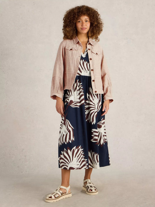 White Stuff Women's Camille Linen Jacket In Light Natural