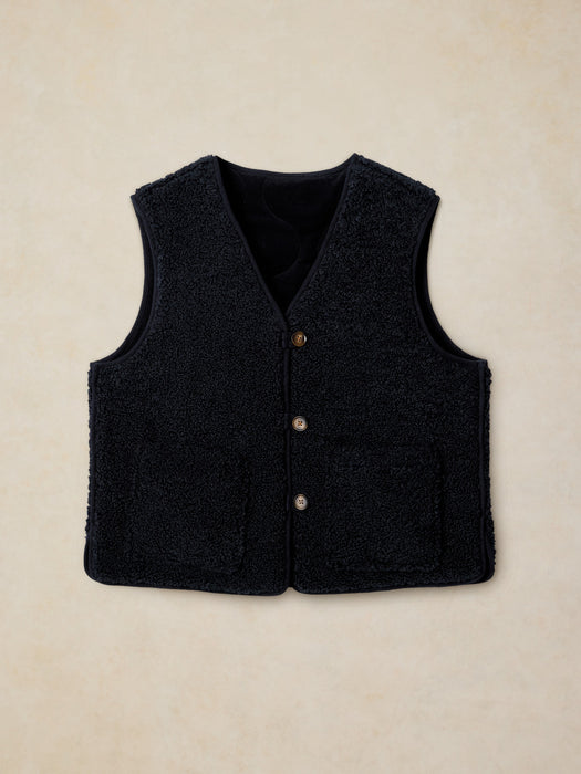 White Stuff Women's Emery Reversible Gilet In Dark Navy