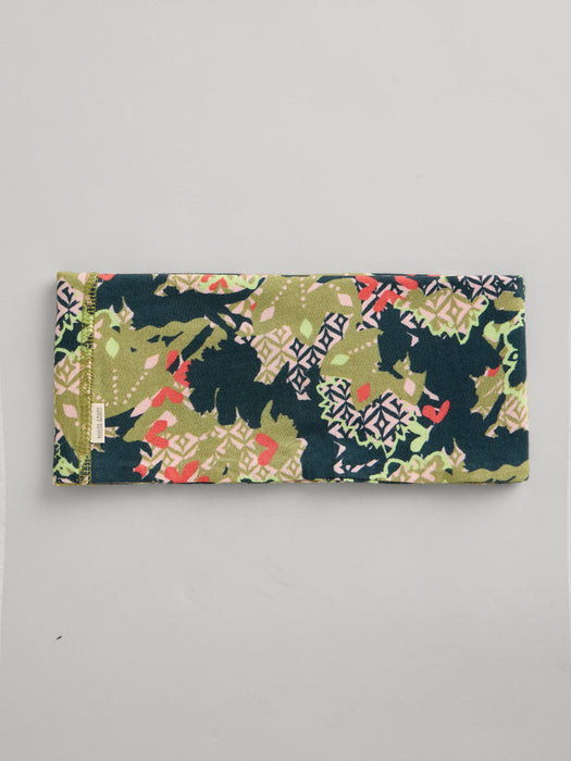White Stuff Women's Jersey Roll Versatile In Green Print