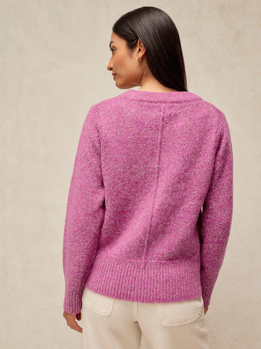 White Stuff Women's Lucie Crew Jumper In Bright Pink